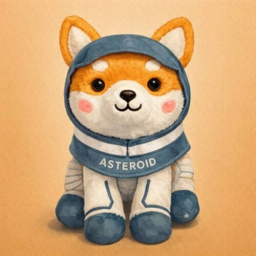 Asteroid (ASTEROID) meme coin logo on Ethereum