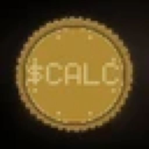 Calctrons (CALC) meme coin logo on Robinhood Chain