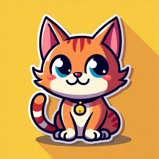 Cat Wif Feather (CWF) meme coin logo on Robinhood Chain