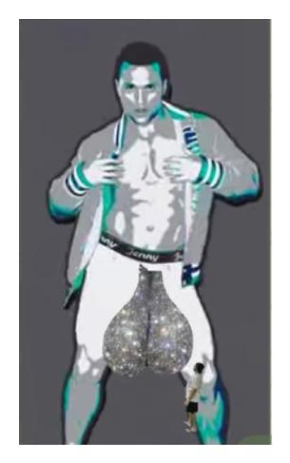 John's Ball'ding (JOHNSBALLS) meme coin logo on Robinhood Chain