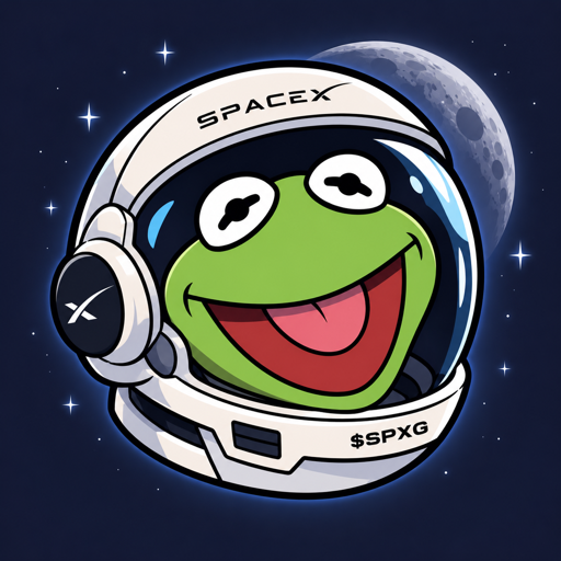 SpaceXGlitch (SPXG) meme coin logo on Robinhood Chain