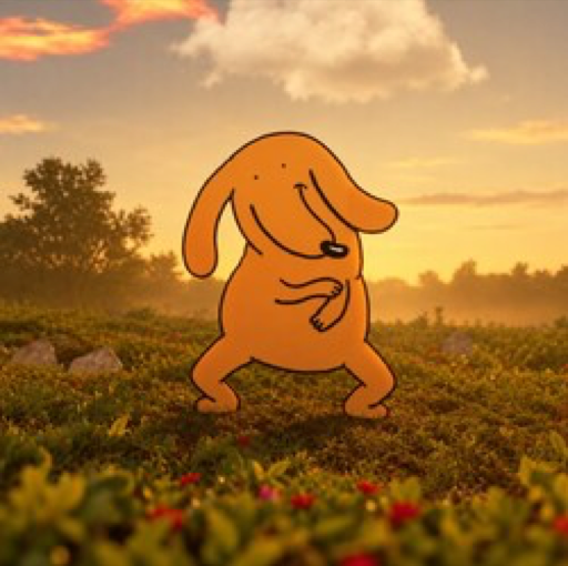 Dancing Dog (DOGGO) meme coin logo on Robinhood Chain
