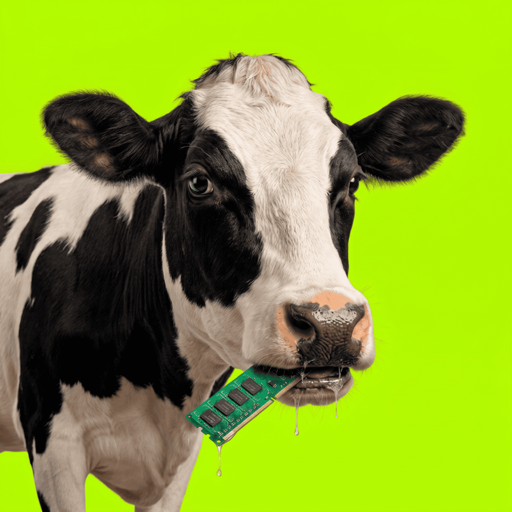Memory cow Moo (MOO) meme coin logo on Robinhood Chain