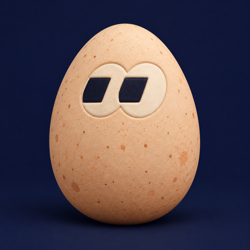 fomoegg (FOMOEGG) meme coin logo on Robinhood Chain