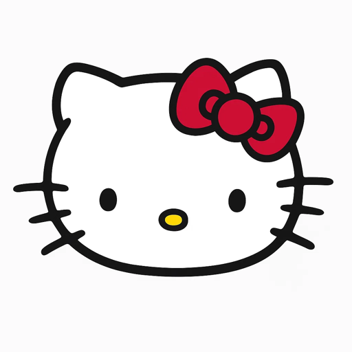 Hello Kitty (KITTY) meme coin logo on Solana
