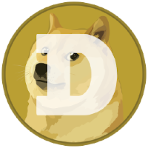 Dogecoin (DOGE) meme coin logo on Solana