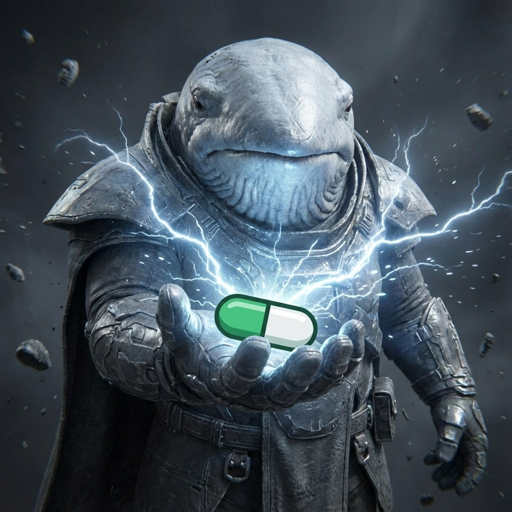 The White Whale (WhiteWhale) meme coin logo on Solana